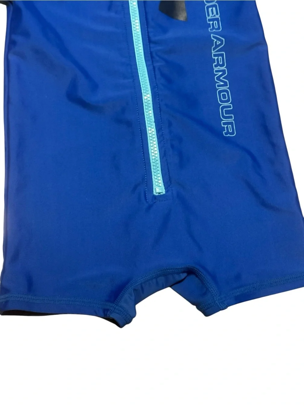 Under Armour Baby Boys Blue 1-Piece Sunsuit Swimsuit 6-9 Months Great Condition